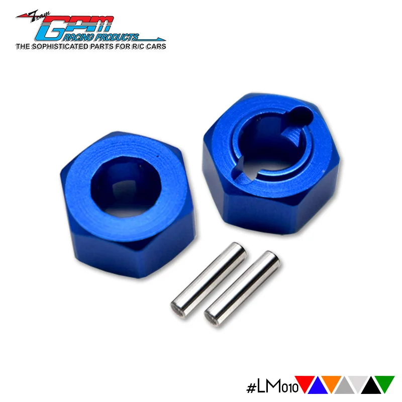 GPM Alu Rear Wheel Hex Adapters 5mm Thick For LOSI 1/18 Mini-T 2.0 LOS01015 1/16 Mini-B LOS01016