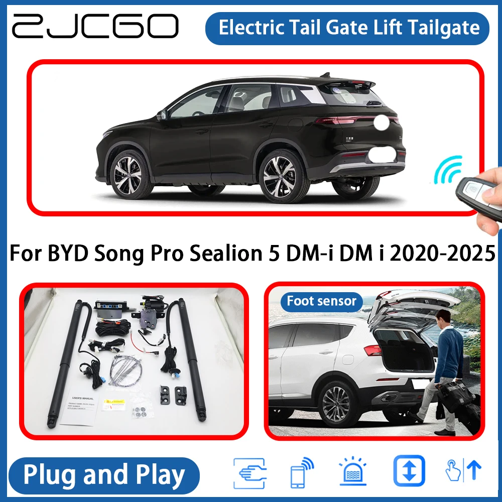 

for BYD Song Pro Sealion 5 DM-i DM i 2020-2025 Powered Tailgate Power Liftgate Electric Tail Gate Lift Assisting System