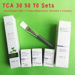 Non diluito TCA 30% 50% 70% set peel tools per famiglie peel portatile comodo facile da usare acido dermatologico peeling cross