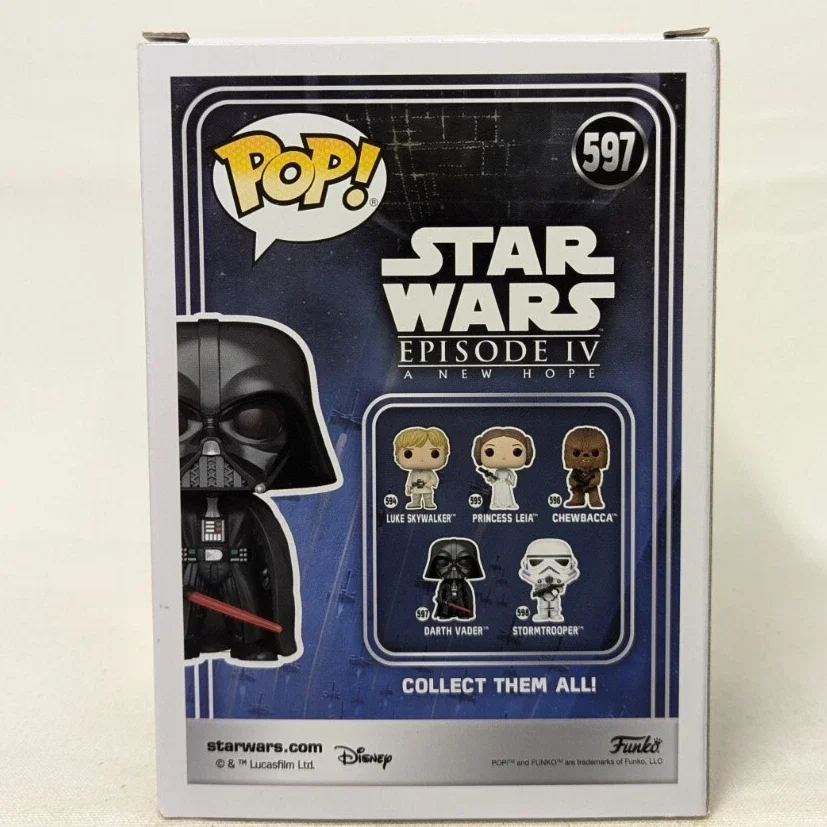 دارث فيدر 597 شخصيات فانكو بوب! حرب النجوم: الفصل الرابع أ أ أمل جديد 4.45 بوصة طبعة محدودة جمع الديكور لعبة مجسمة هدية #3