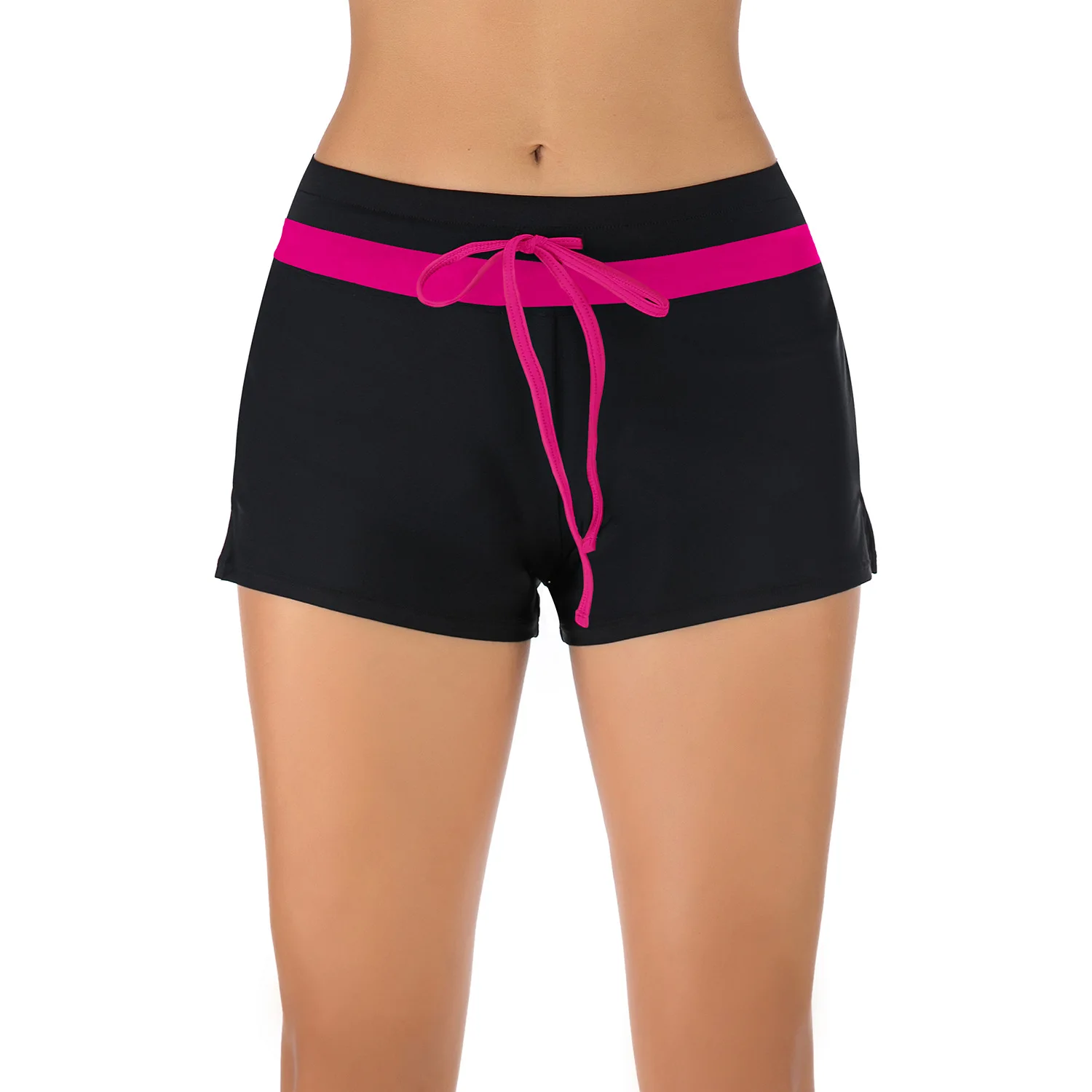 Bañador triangular con parte inferior de Bikini para mujer, traje de baño Sexy personalizado de dos piezas, separado, pantalones cortos