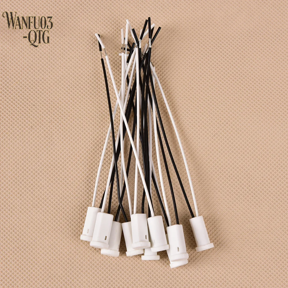 Hot Sale 10PCS/LOT G4 Base g4 Socket plug ceramic g4 Holder Head Wire Connector 10cm
