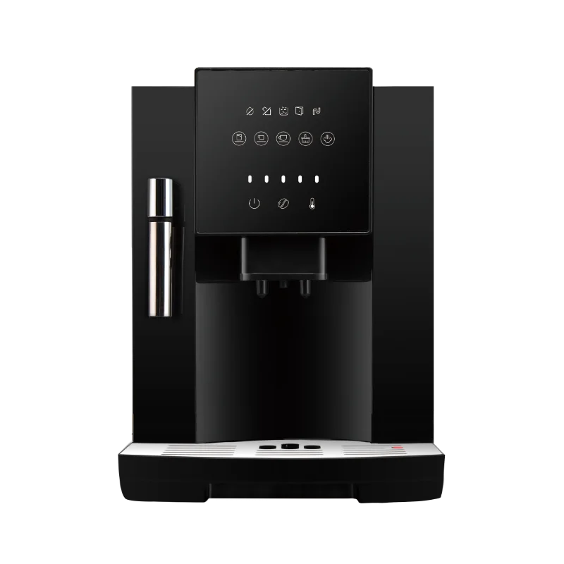 Automatic Espresso Coffee Maker Machine Bean To Cup Smart Touch Screen Hot Milk Latte Cappuccino Long Coffee With Steam Wand