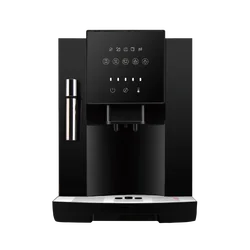 Automatic Espresso Coffee Maker Machine Bean To Cup Smart Touch Screen Hot Milk Latte Cappuccino Long Coffee With Steam Wand