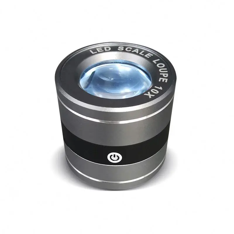 

ZC1-10x Magnifying Glass with Scale,uv Led Magnifier 10x