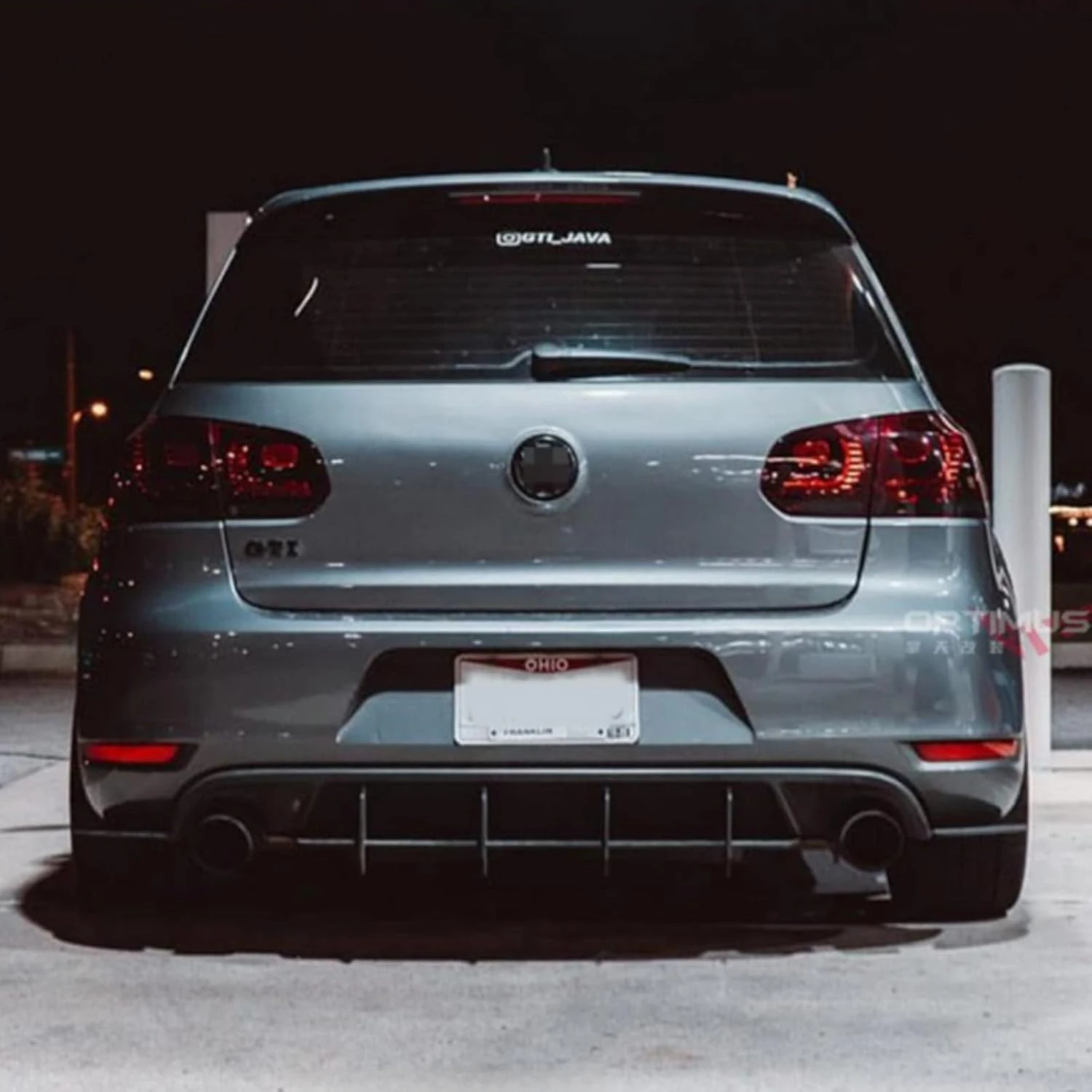 Per Volkswagen Golf 7 VII MK7 GTI paraurti posteriore Spoiler posteriore tetto labbro diffusore Splitter Valance Spoiler Bodykit accessori Tuning