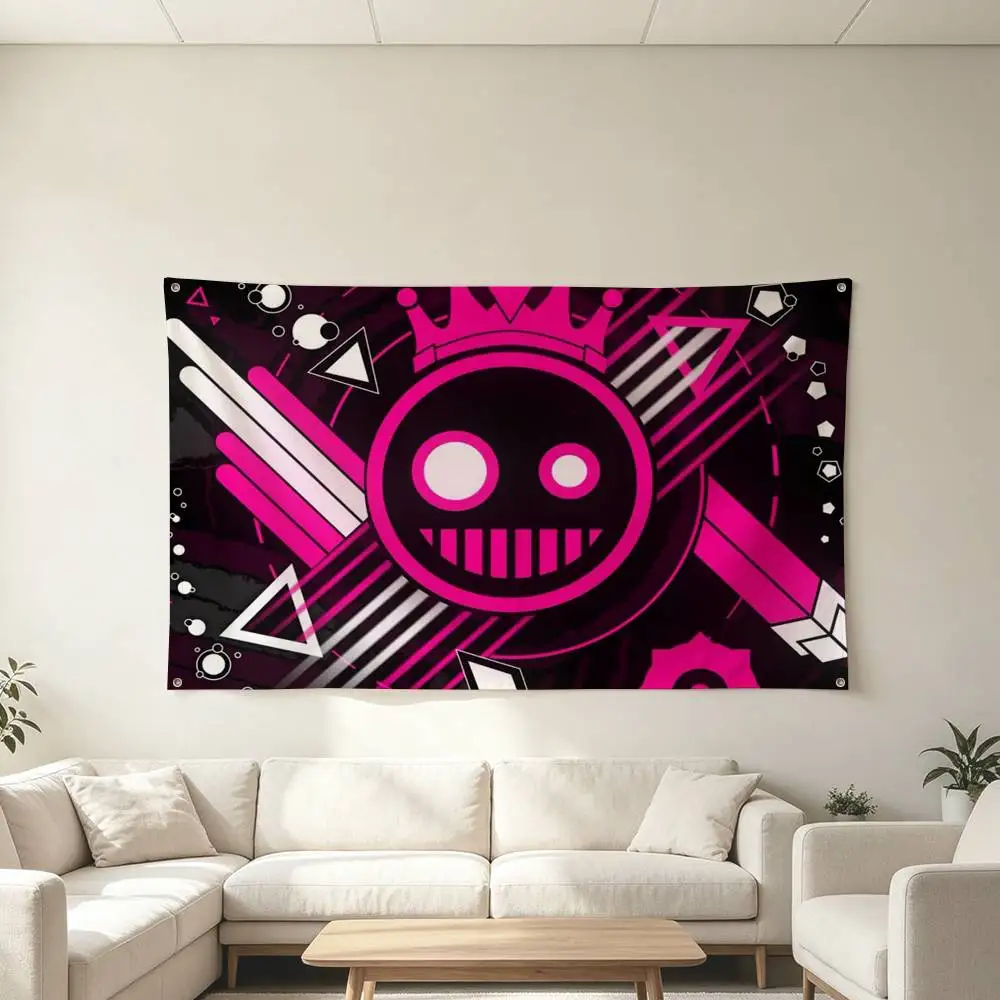 Geometrys-S Dashs-S Game Flag Suitable For Party Club Outdoor Interior Wall Decoration Banner Fans Gift