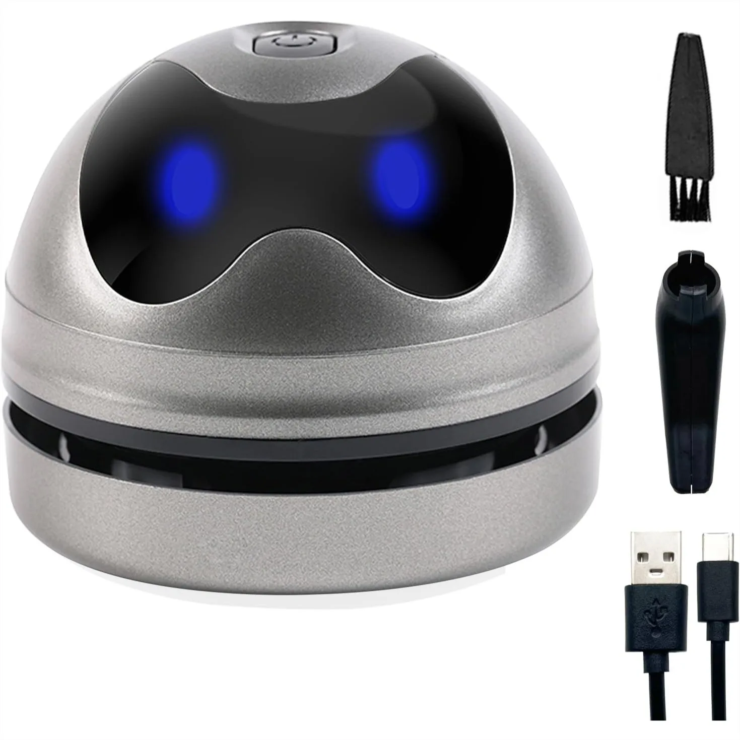 

Мини-пылесос USB для рабочего стола: для очистки от крошек, шерсти животных и клавиатуры — портативный и эффективный