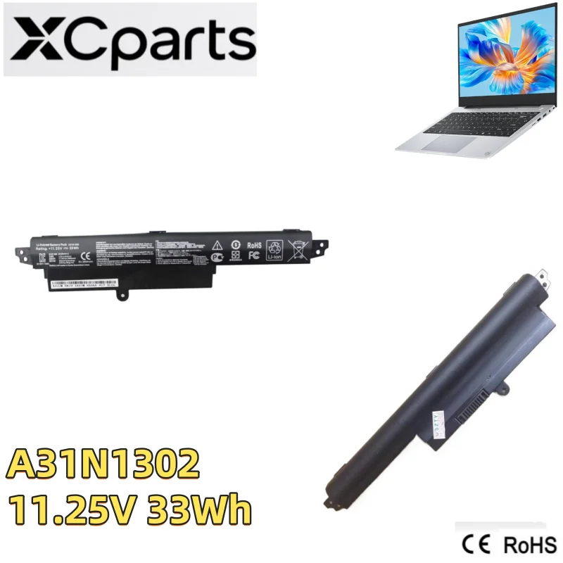 New 3Cell A31N1302 Laptop Battery For ASUS VivoBook X200CA X200MA X200M X200LA F200CA X200CA R200CA 11.6