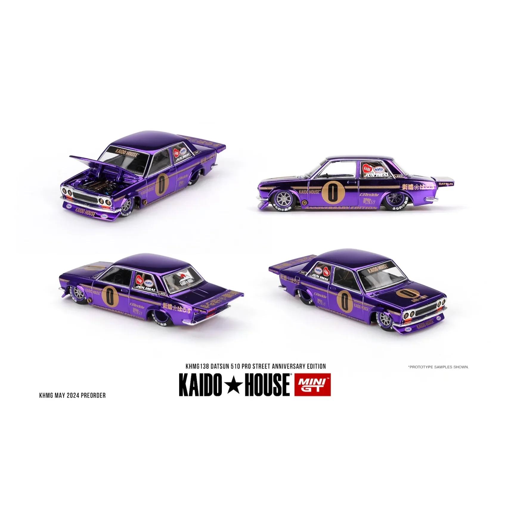 

JEM MINI GT × KAIDO HOUSE 1:64 NSX & 510 & Honda KHMG138 Datsun 510