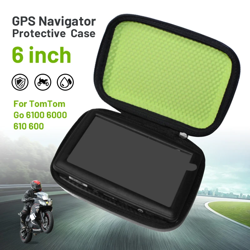 6 inch GPS Hard Carrying Case Cover Sat Nav Car Waterproof GPS Navigator Protective Holder For TomTom Go 6100 6 000 610 600