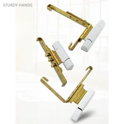 1PCS Carbon Steel Plastic Steel Door and Window Hinge, Balcony Inner and Outer Sliding Window Hinge Hardware Accessories