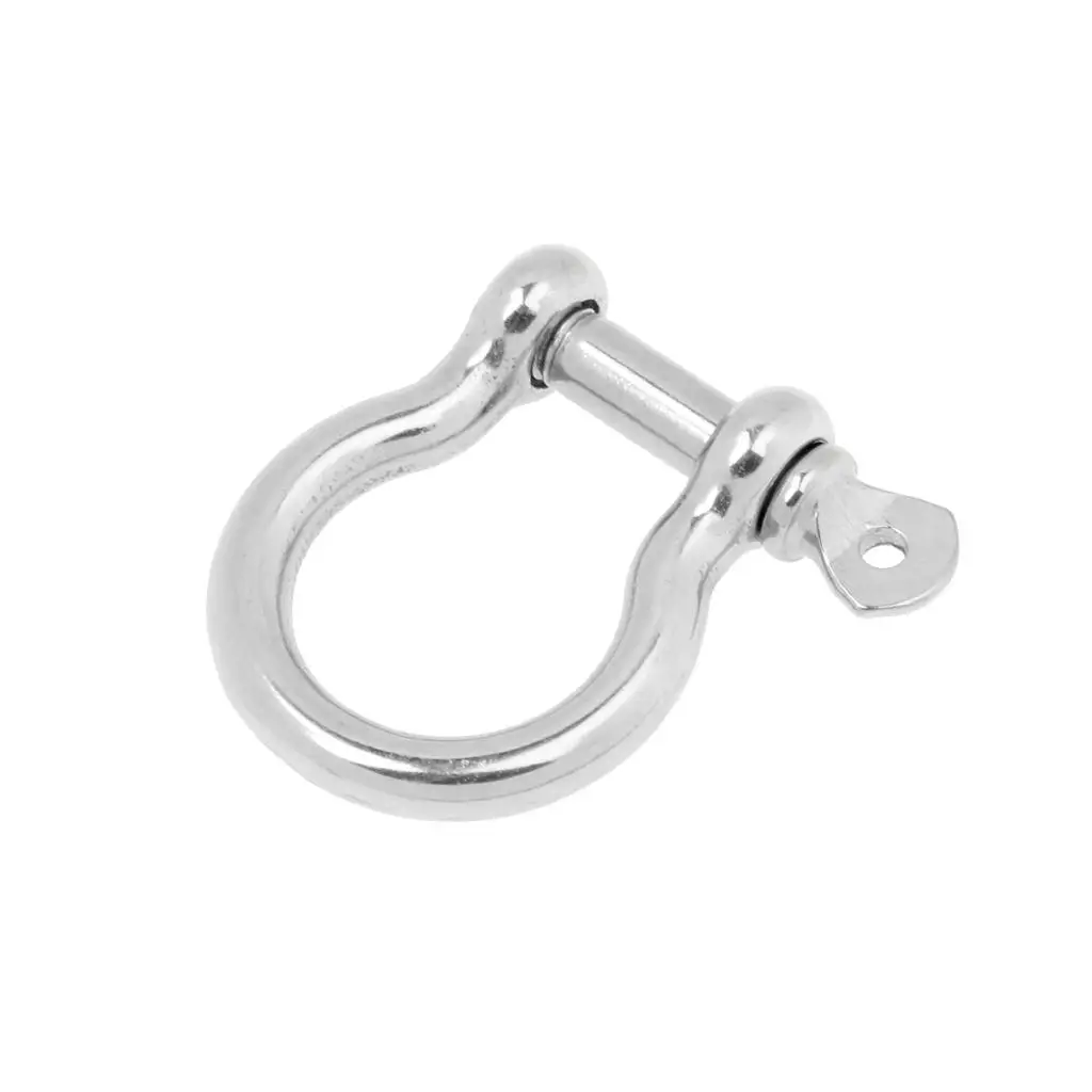 Marine Boat Hardware Bow Type Screw Pin Anchor Shackle for Chain Rigging Paracord Bracelets 304 Stainless Steel