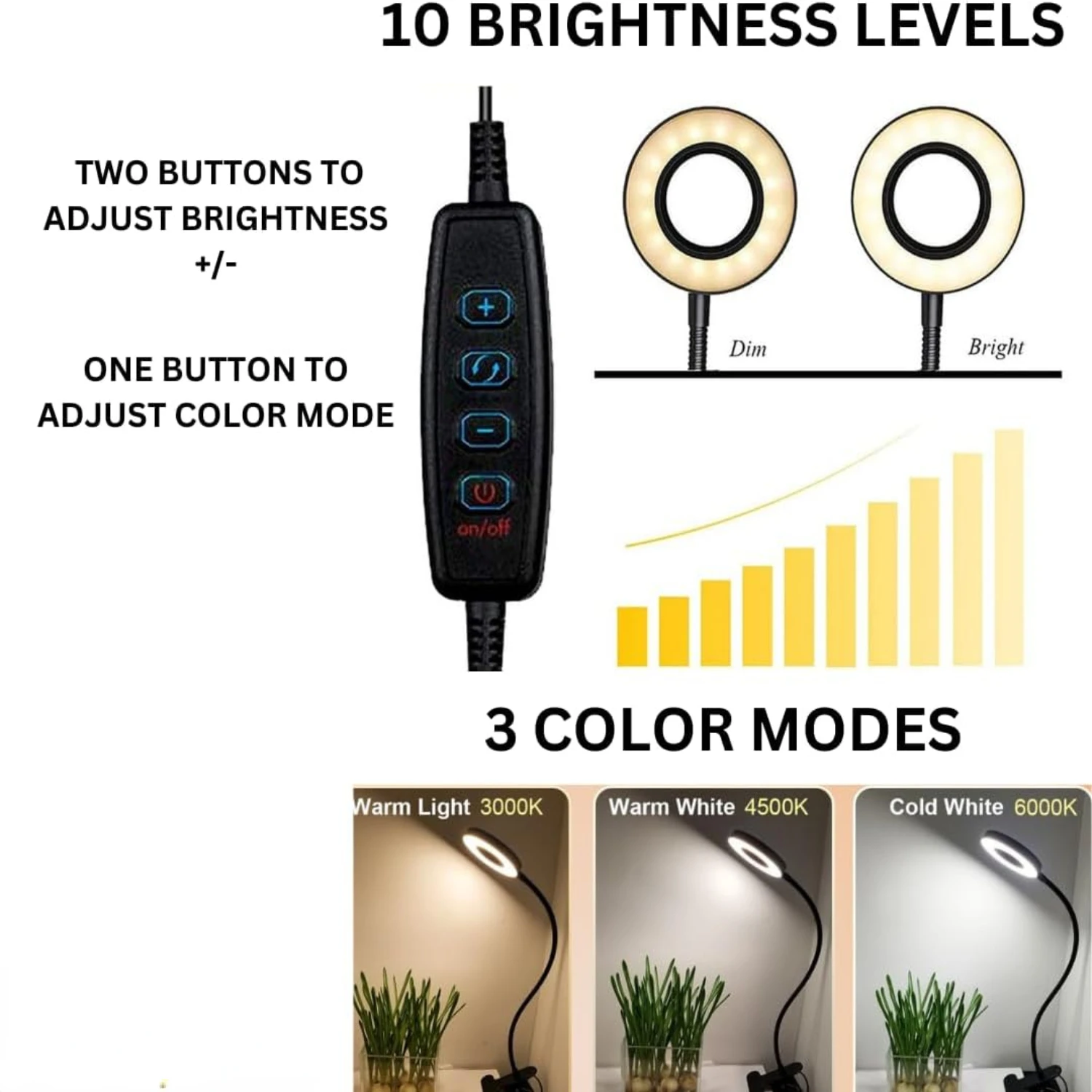 Adjustable, sleek, and efficient LED desk lamp for bedroom or home office - a versatile, stylish lighting solution with customiz