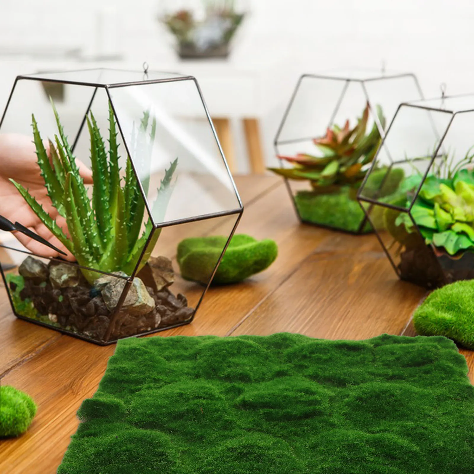 

Simulated Moss Artificial Grass Mat Fake Turf Lawn L scaping Grass Mat Model DIY Home Garden L scaping Decor Decor