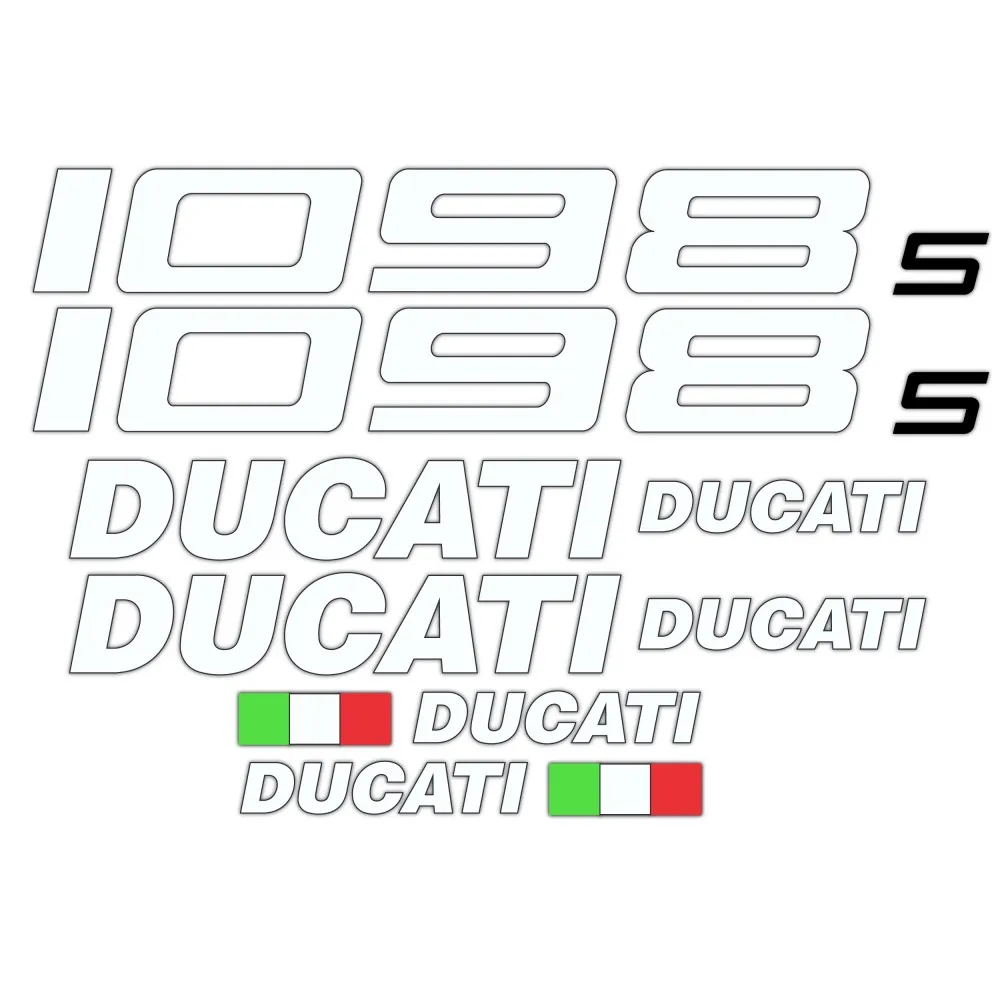 Road Motorbike compatible sticker kit Ducati 1098S