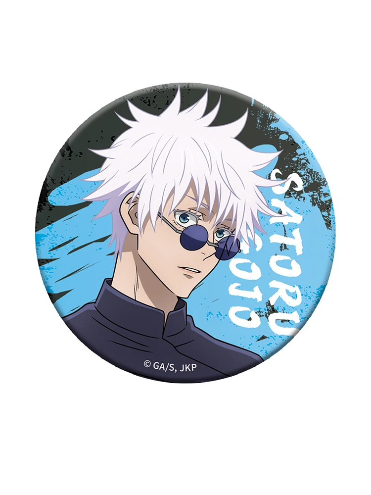 Insignia láser Anime Jujutsu Kaisen Satoru Gojo Geto Suguru Cosplay Ambitus