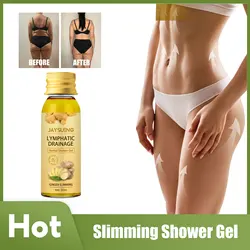 Slimming Shower Gel Ginger Losing Weight Cellulite Removal Lymphatic Drainage Herbal Tightening Firming Body Shaping Bath Gel