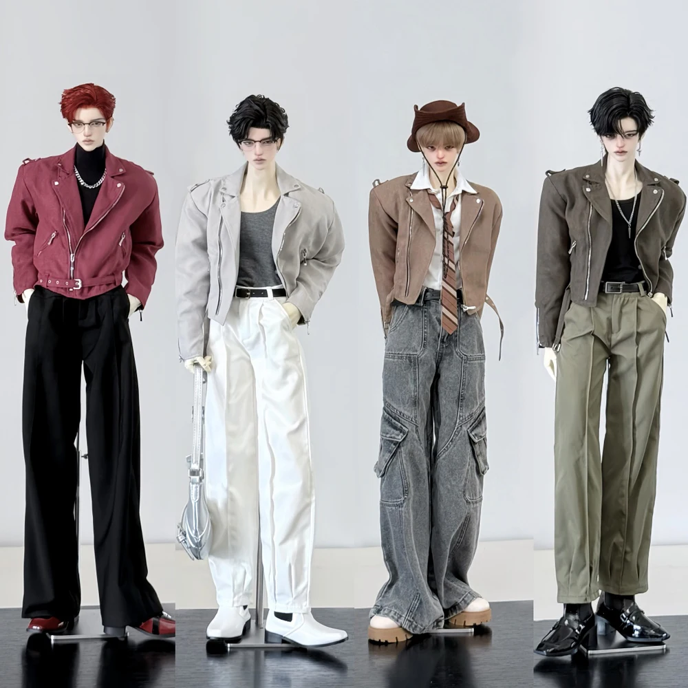 

D09-P790 детская игрушка ручной работы 1/4 дядя 73 ID75 BJD/SD кукольная одежда Замшевая куртка на молнии 1 шт.