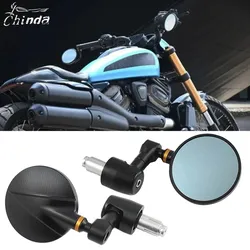 For Harley Sportster S 1250 Nightster 975 2022 2023 Motorcycle Left Right Side Handlebar End Mirror Rotation Sports Performance