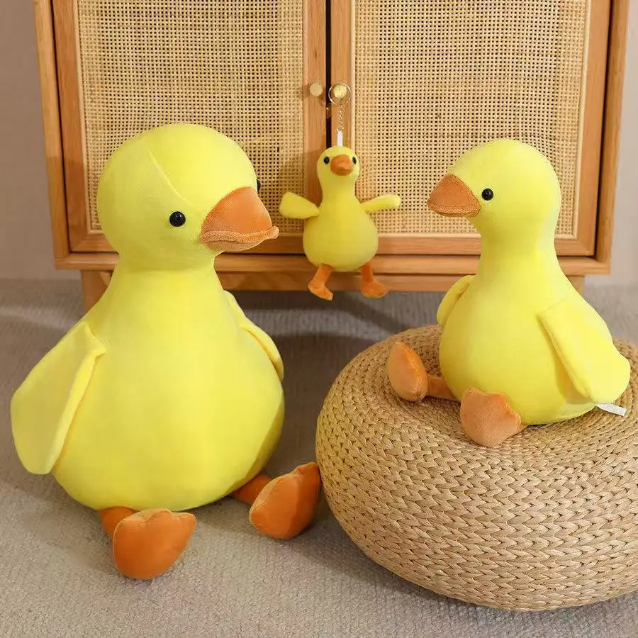 16/35/50 cm Neue Simulation Große Gelbe Ente und Weiße Gans Puppe Gefüllte Plüsch Spielzeug Cartoon Anime Nette kinder Geburtstag Geschenk