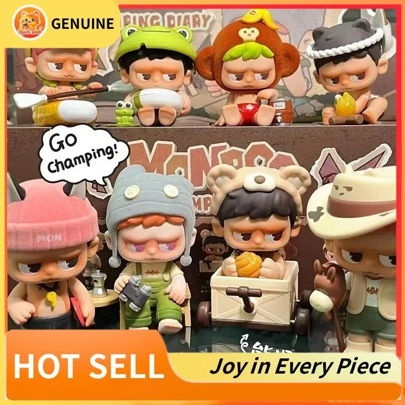 

Genuine Toycity Monboo Camping Diary Trendy Toy Series Blind Box Ornaments For Car And Desktop Gift Trendy Toys Ornaments Glue