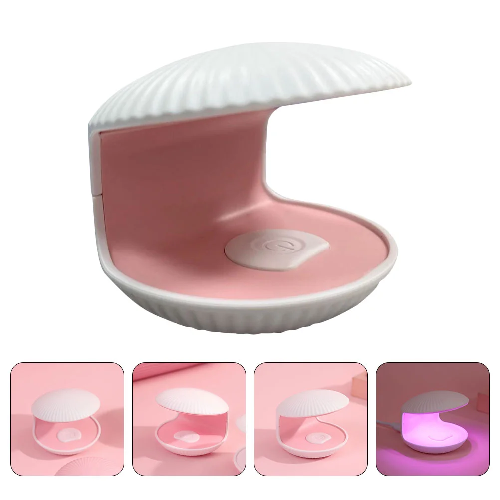 Esmalte de unha lâmpada seca gel secador USB plástico branco UV para unhas