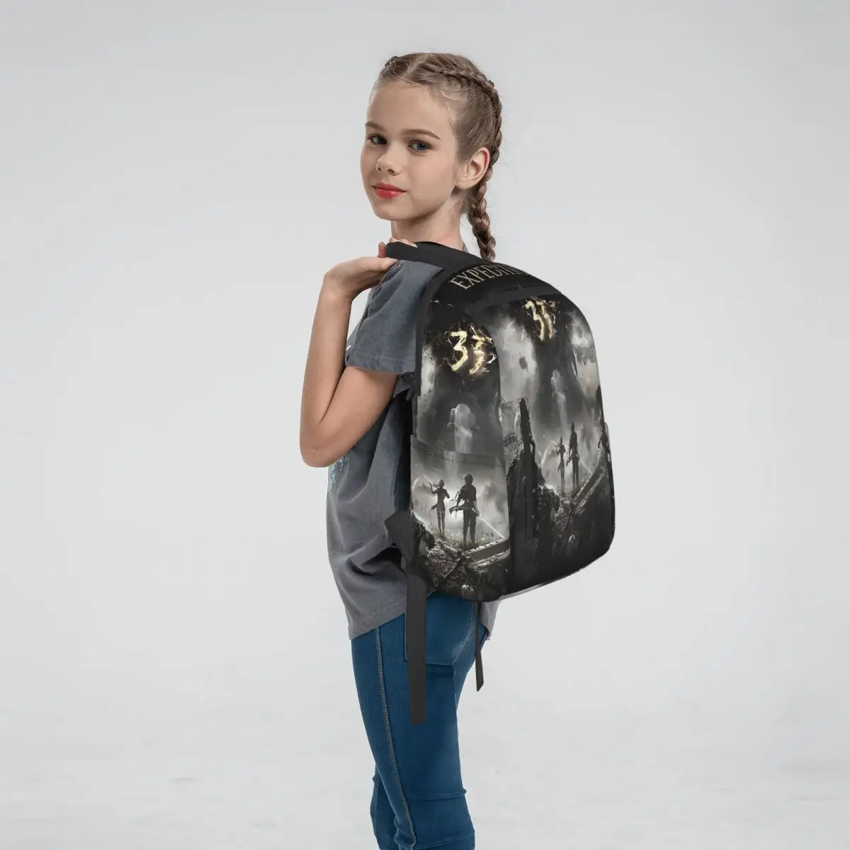 Clair Obscur Expedition 33 Game Backpack Daypack Boys Girls BookBag School Bag Shoulder Bags for Men Women