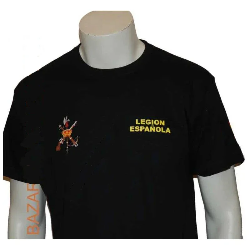 El Honor Es Mi Divisa - Legião Española. Camiseta da Legião Espanhola Manga Curta Casual 100% Algodão O-pescoço Camiseta Masculina Tamanho S-3XL
