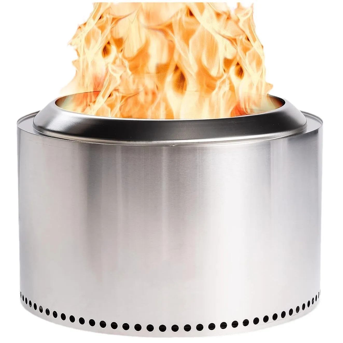 

Large Stainless Steel Stove, Ideal for Backyard Outdoor Camping and Smokeless Grilling Outdoor Stove