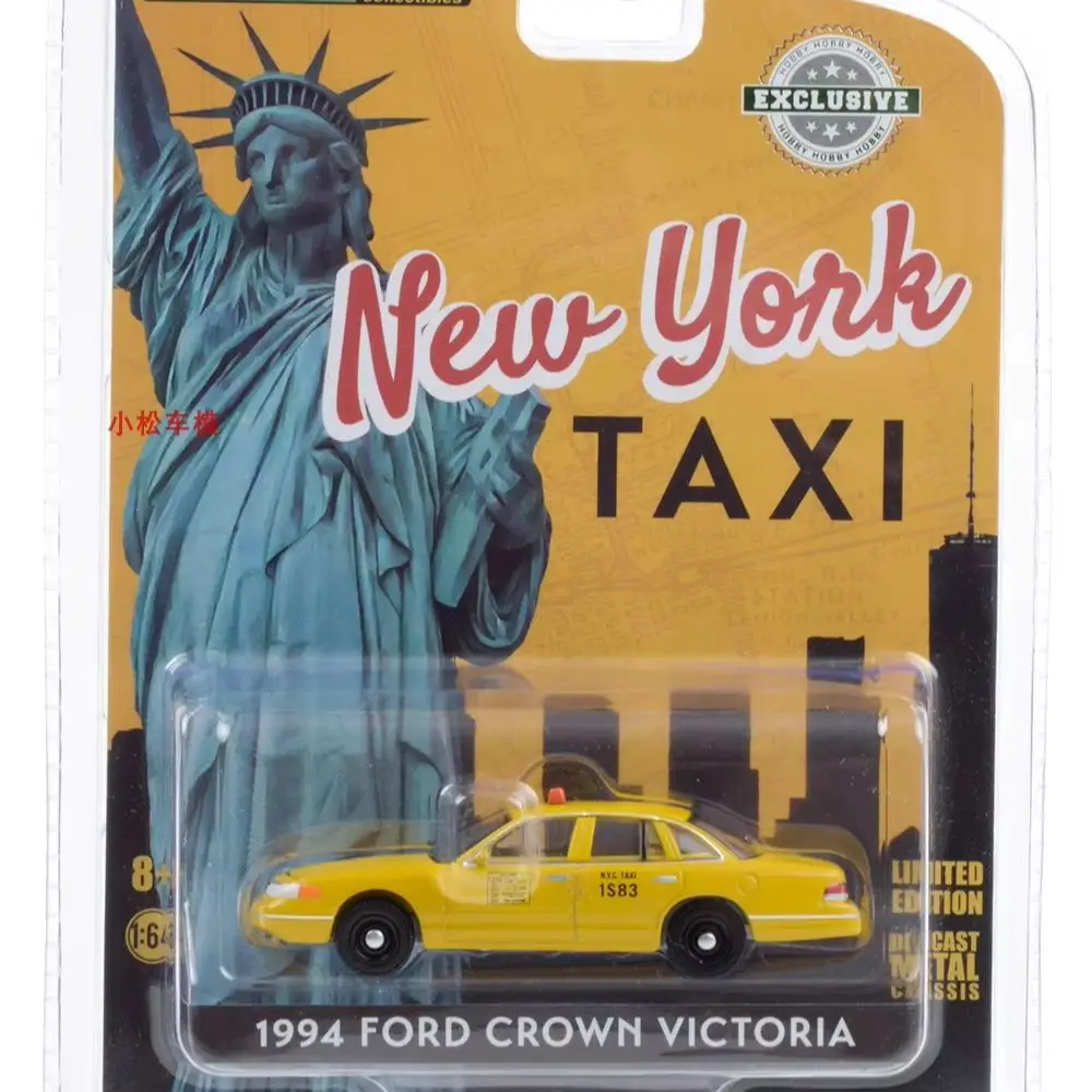 

1: 64 1994 Crown Victoria NYC Taxi Ford Crown Taxi Advanced Collection Ornament Car Models