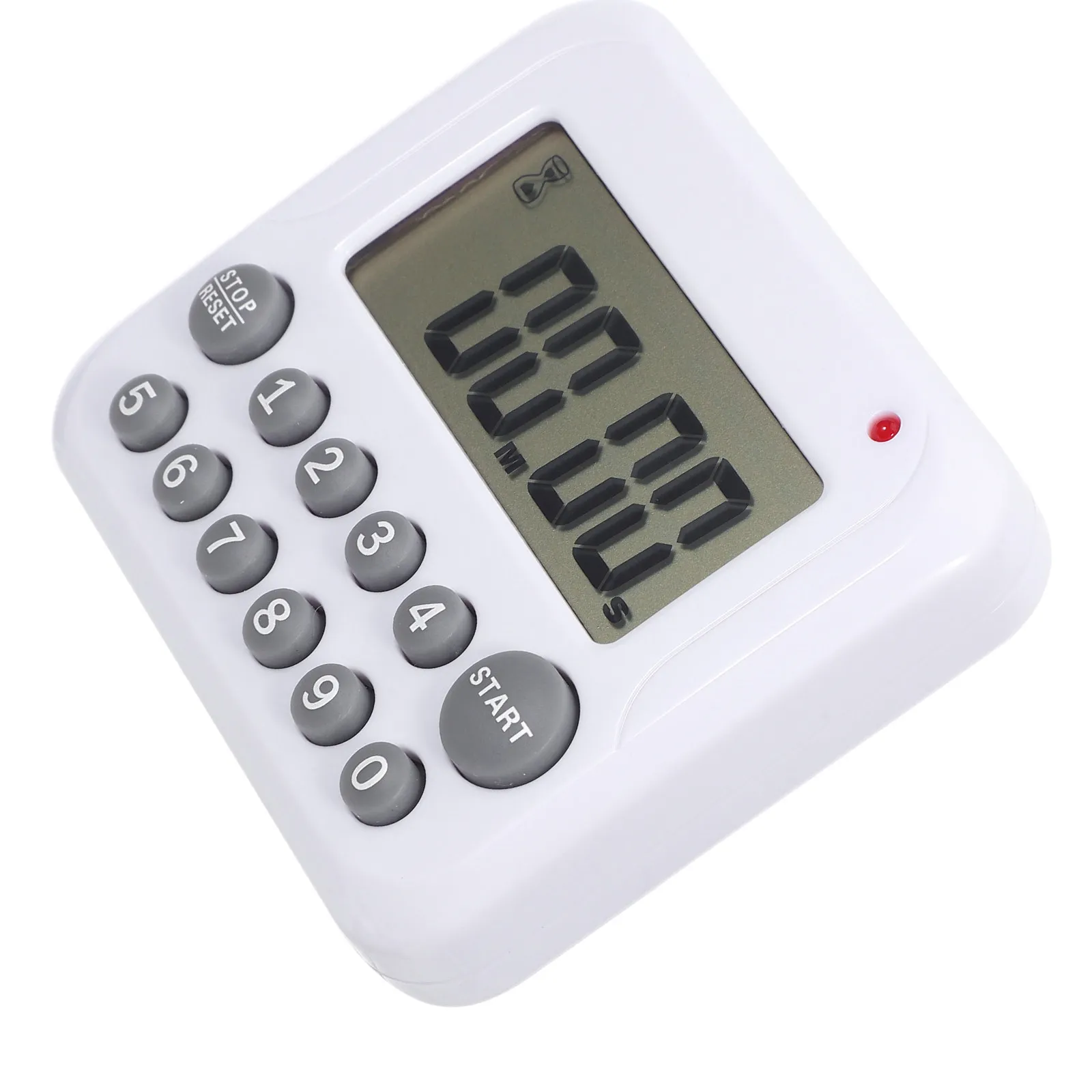 Digital Count Down Up Timer Large LCD Screen Loud Alarm Magnetic Bracket Hanging Hole for Cooking Kitchen Lab Office Scheduling