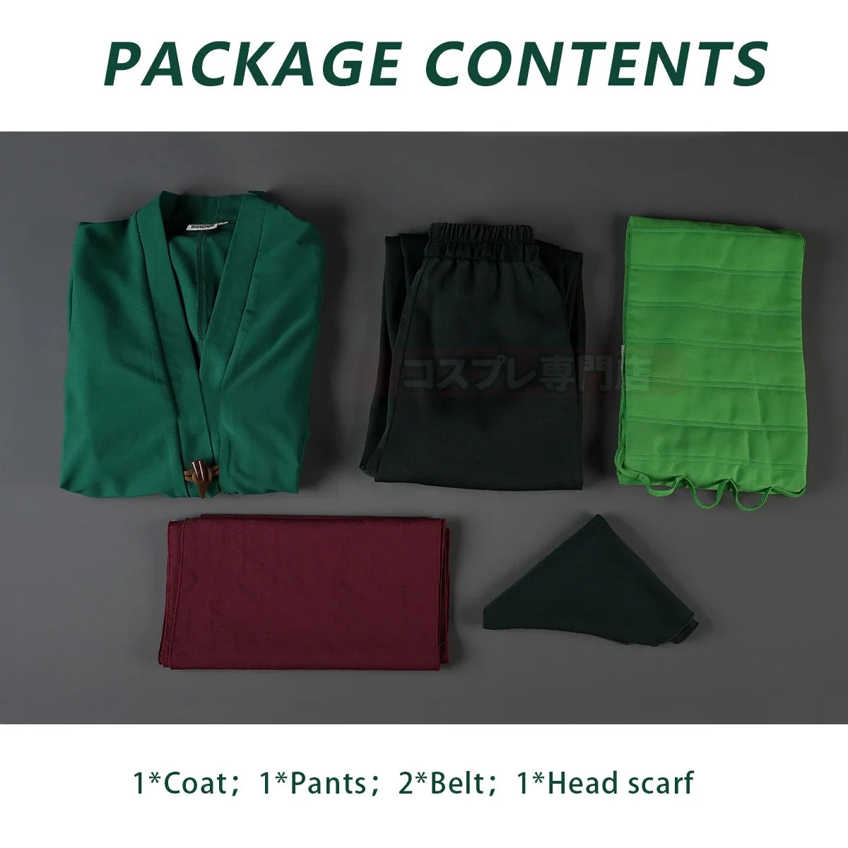 Косплей ONE аниме Ророноа Зоро, костюм для косплея, брюки, хаори, платок на голову, анимационная конвенция, 2025 год, Хэллоуин, Рождественский подарок