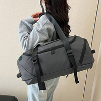 Fitness Gym Shoulder Bag with Shoes Pocket Travel Duffel Trip Luggage Backpack Large Capacity Outdoor Sports Training Handbag