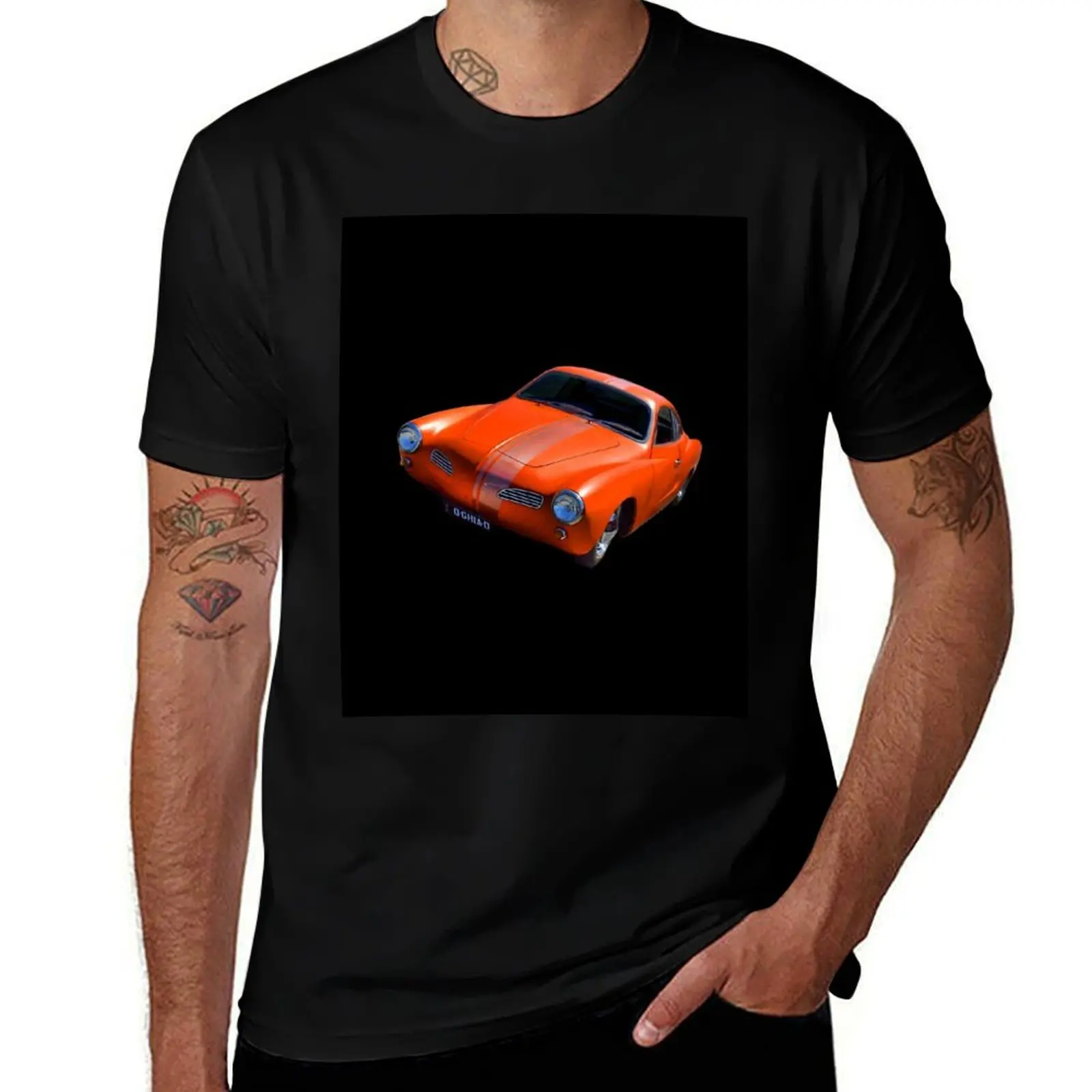 Karmann Ghia T-Shirt blacks oversized graphic tee clothes for men