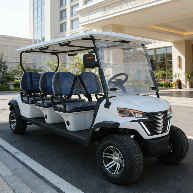 2026 Customized New 6 Person Carts 4wd Off-Road 6 Seater Electric Golf Cart