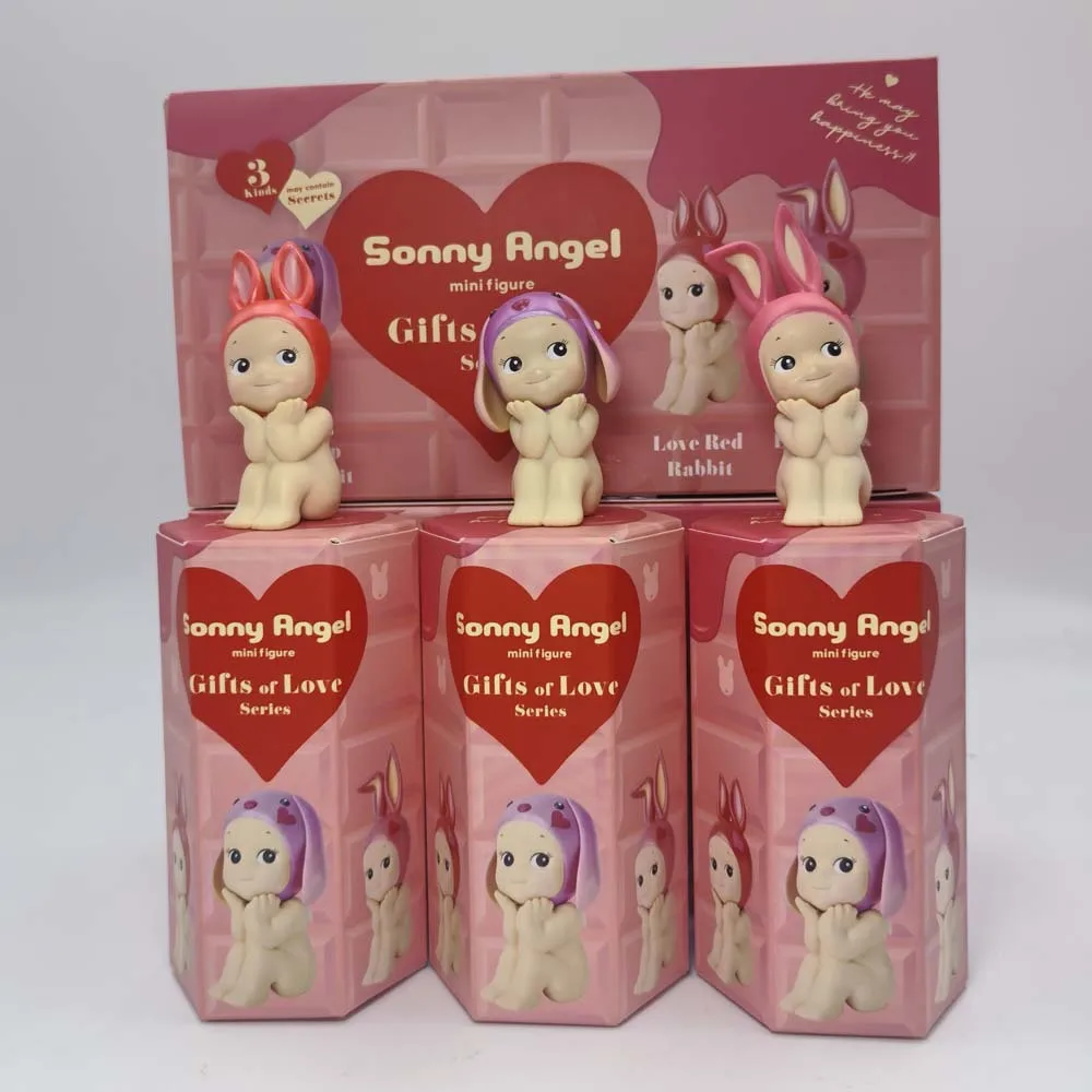 

Sonny Angel Mini Figure Gift Of Love Series Blind Box Rabbit Doll Anime Figurine Girls Desktop Ornament Collection Birthday Gift