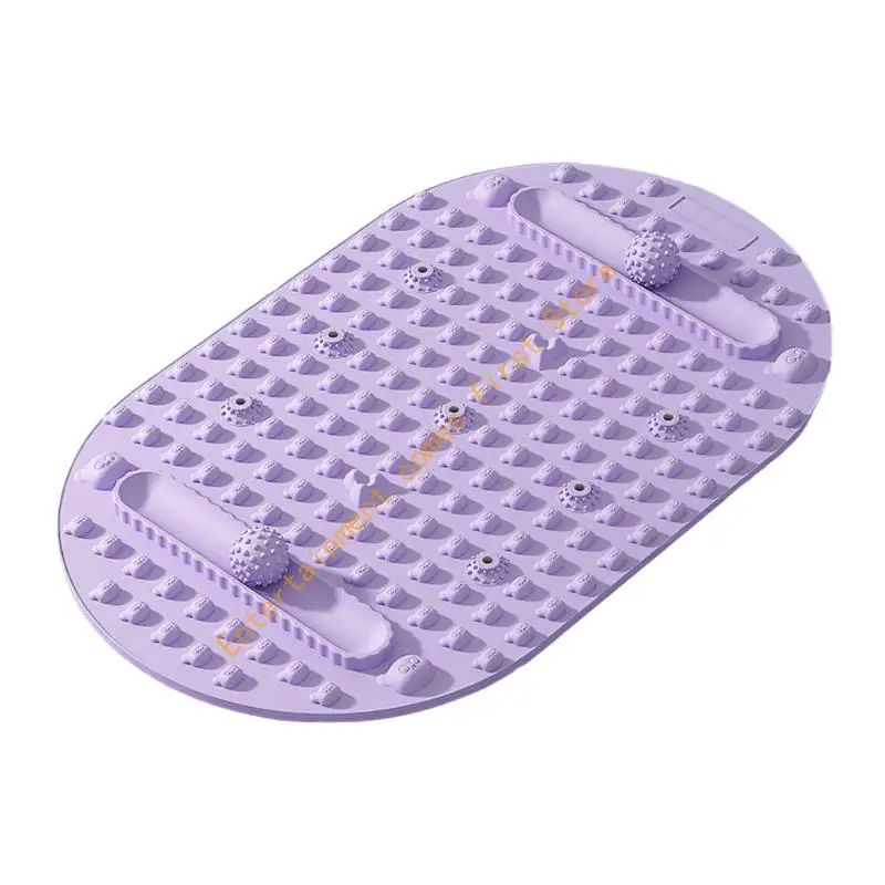 Foot Massage Mat for Indoor Stepping and Daily Relief, Textured Pad with Rolling Ball Tracks, Single Mat Format 55KD