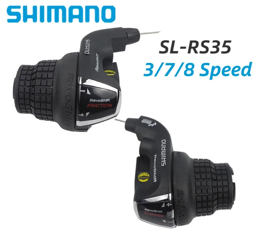 Shimano Tourney SL-RS35 Revoshift grip bike Twist Shifter lever 3*6s 3*7s 18S 21s bicycle Comb with grips RS35 as RS31 RS36