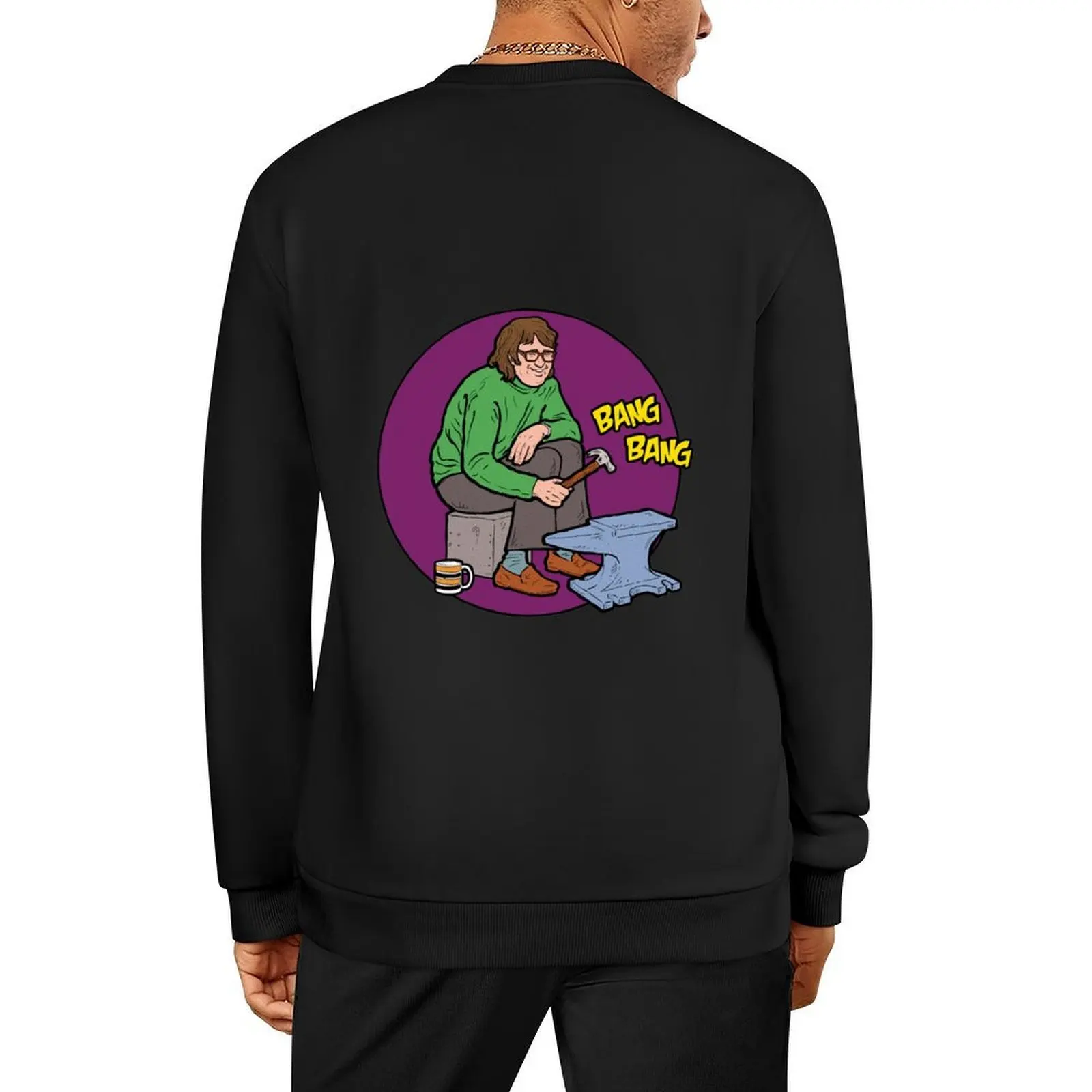 

Mal's Silver Hammer Pullover clothes for men men wear anime clothing korean clothes oversize sweatshirts