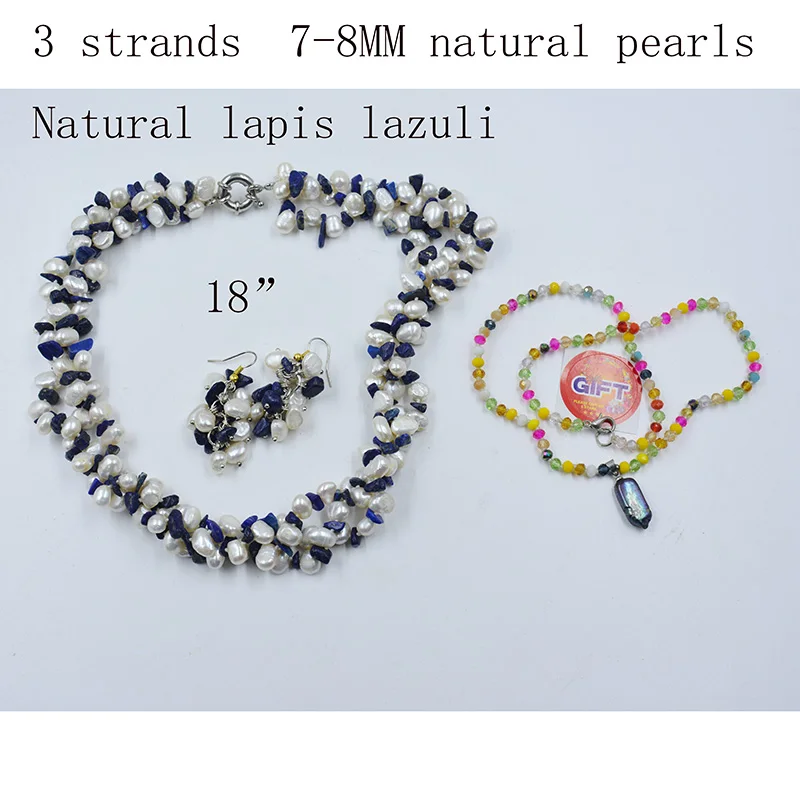 the last one! 9MM natural black Baroque sea pearl necklace, 18\