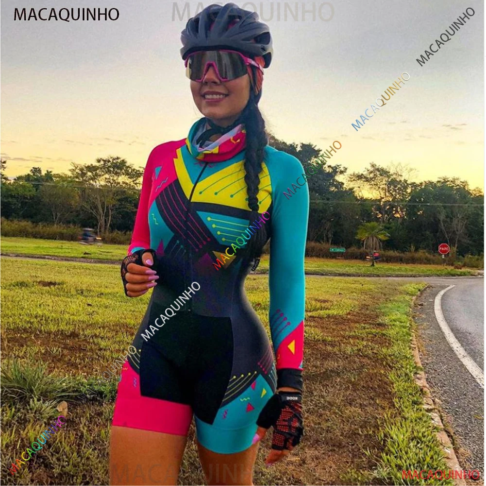 Women's Long Sleeve Cycling Jumpsuit Suit Cheap Elegant Kafitt Promotion Summer Mountain Bike Triathlon Cycling Clothing