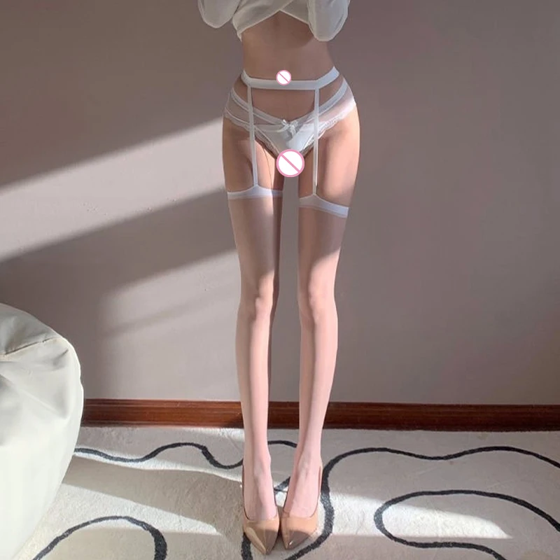 

Кружевные чулки-ботфорты с лямками, сексуальные, с кружевными вставками, женские колготки