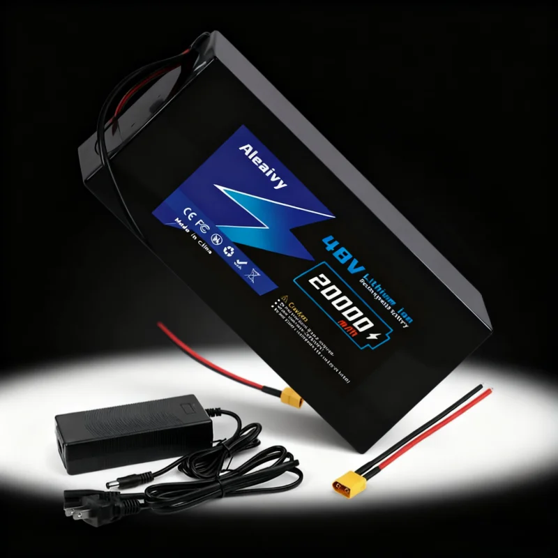 48V 20Ah Li-Ionen-Akku für 750W 1000W Motor, mit 30A BMS wiederaufladbar für Fahrradkonvertierung