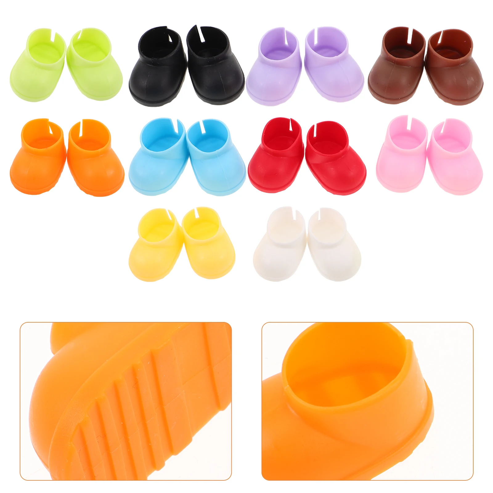 

Mini Shoes For 10-15Cm Soft Elegant Boots Compatible With Cotton Baby Portable Dress Up Accessories Miniature