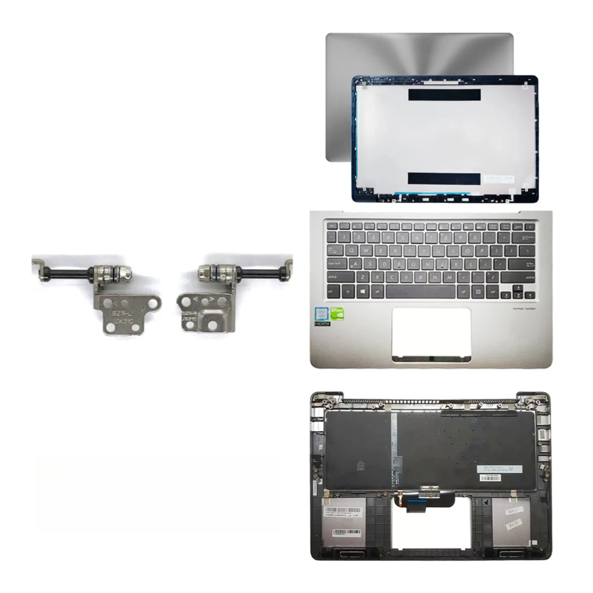 Suitable for  ux310 ux310u rx310 rx310u u310u laptop LCD screen top cover, screen frame, palm rest bottom shell ABCD Cover