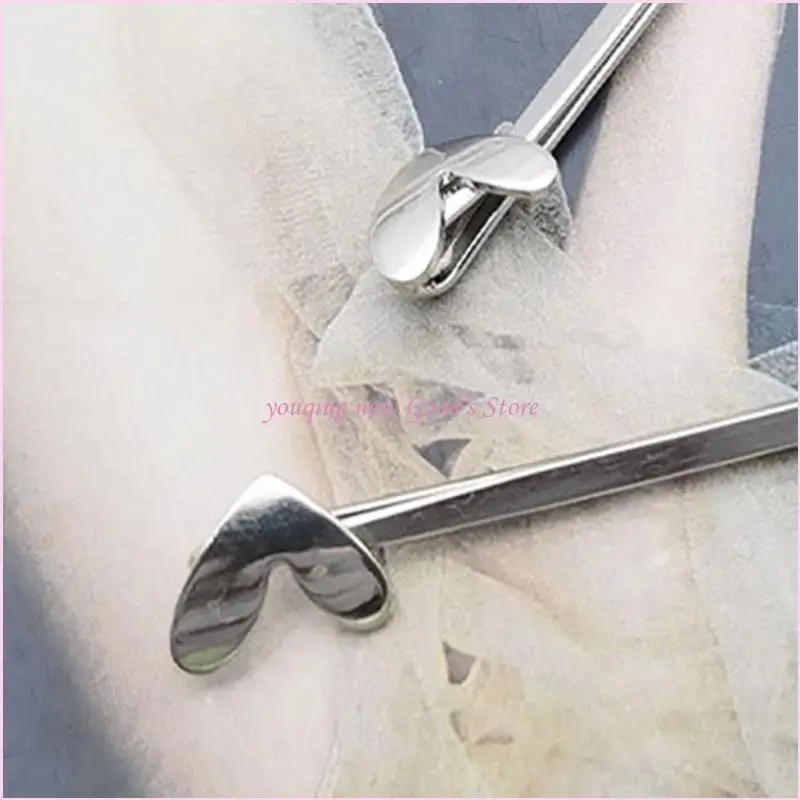57QA Fashion Heart Hairpin Fashion Hair Clip Simple Love Hair Barrette