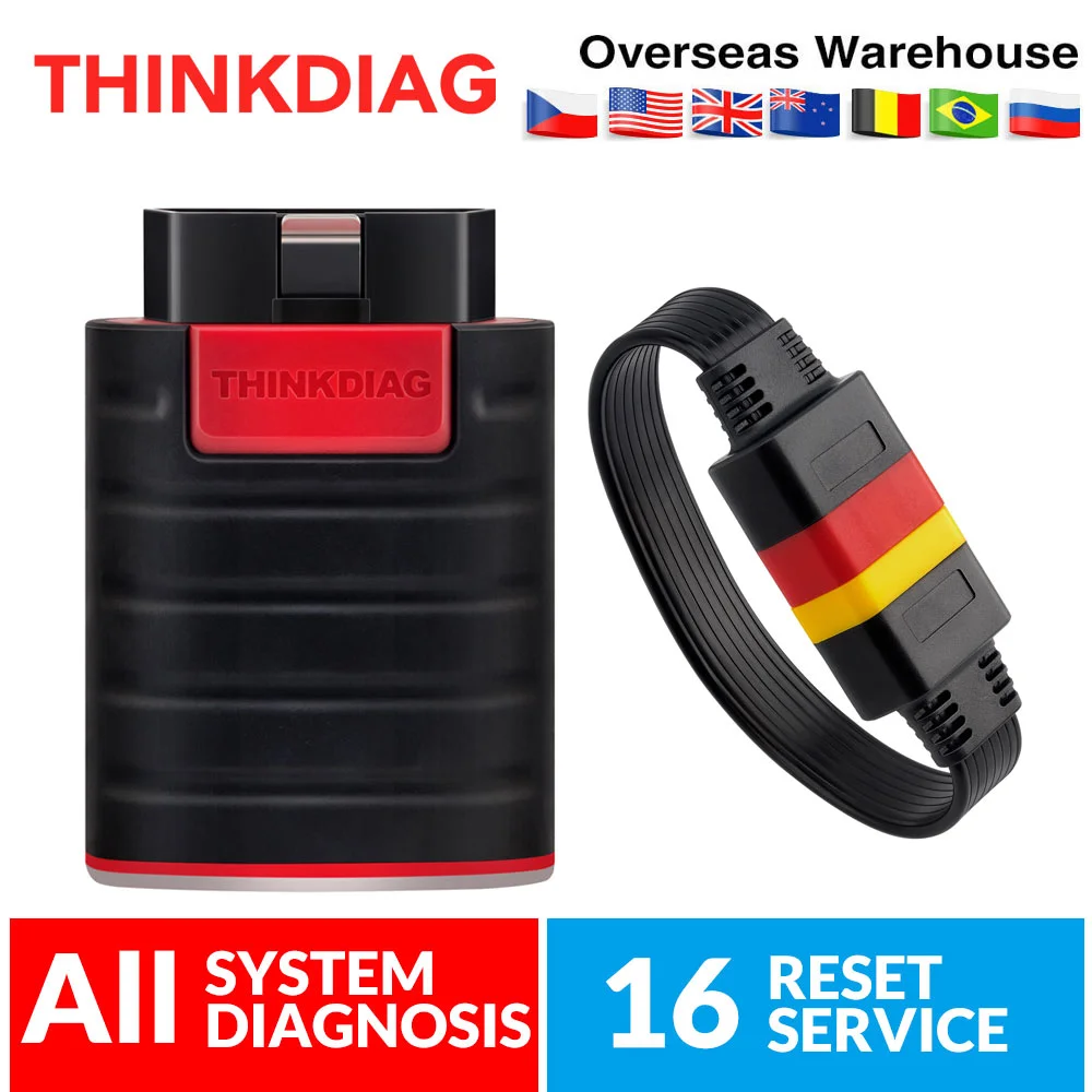 ThinkDiag OBD2 Automotive Fault Diagnosis Instrument Overseas Multi Language Version With a Free Full Software