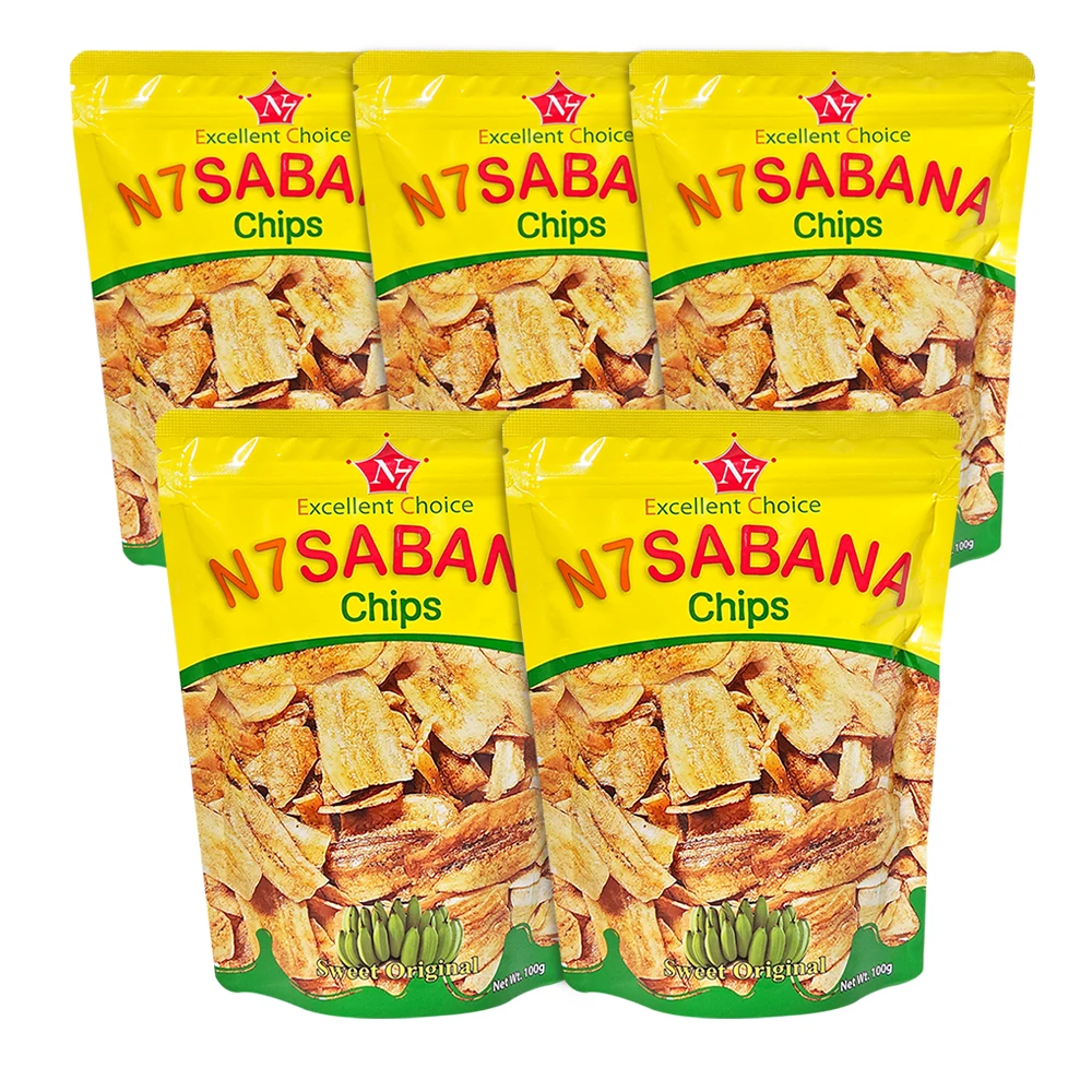 100g x 5 Serve banana snack banana chip cookie for en 7