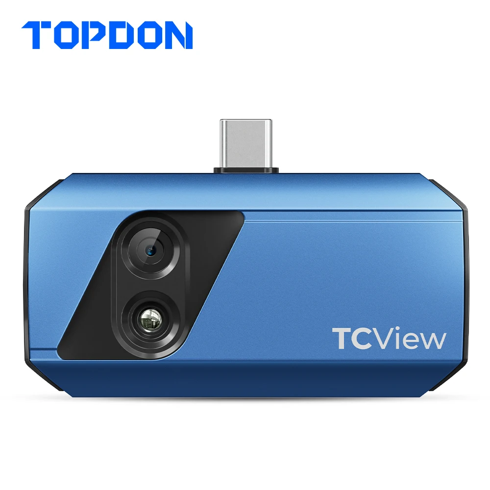 TOPDON TC001 Plus Thermal Camera 256*192 Pixels 100W Visible Light Lens High Resolution Infrared Handheld for Android Tablet